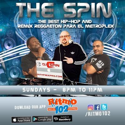 Ritmo 102.5 FM "Spin Show" Flyer